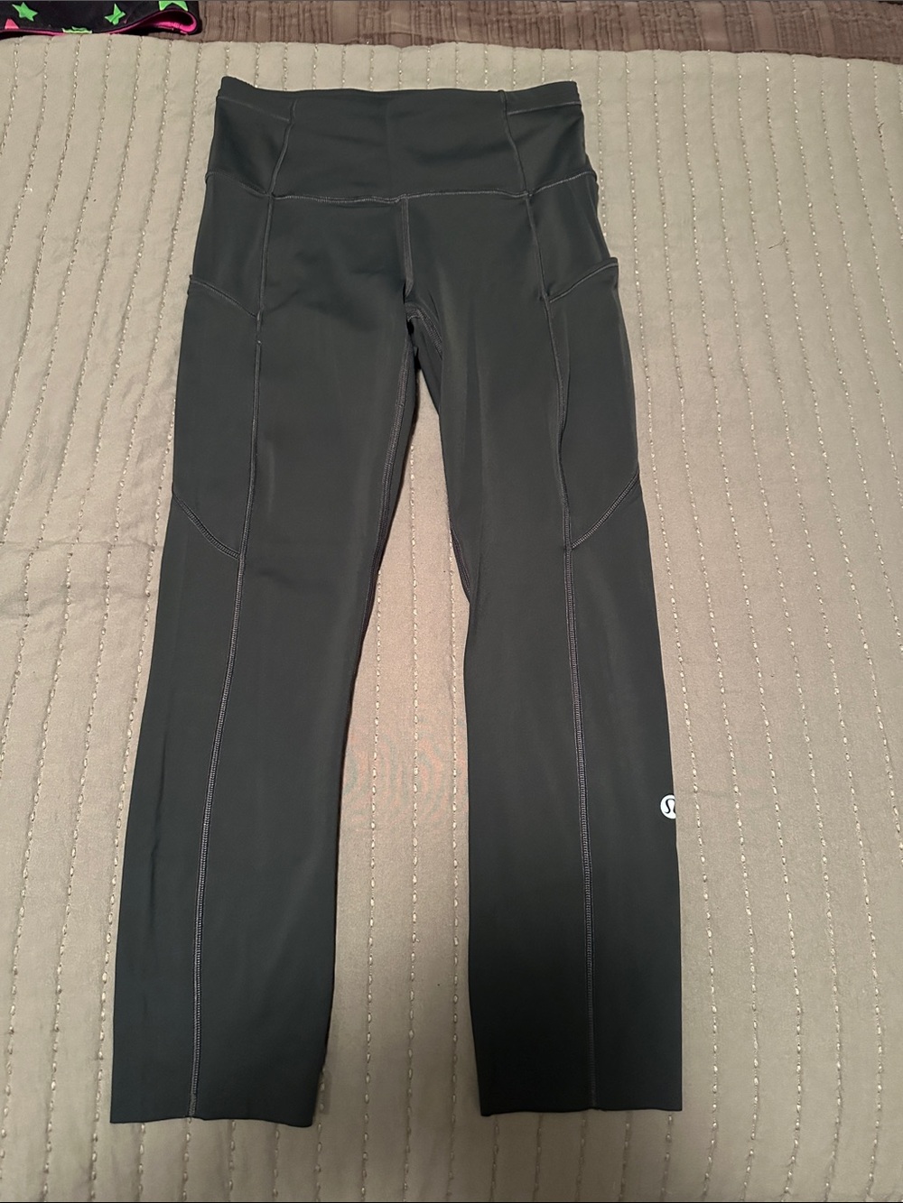 Lululemon Fast and Free High-Rise Tight 25" - Graphite Grey - Size 4